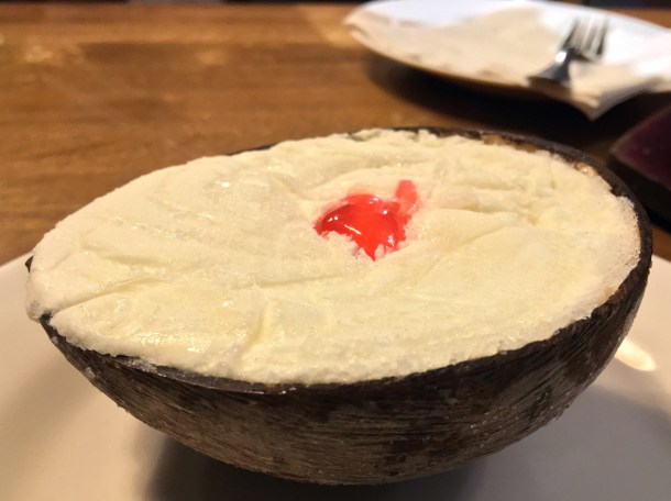 illustrative photo of the coconut ice cream at Danfe