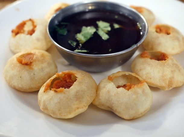 illustrative photo of the pani puri at Danfe