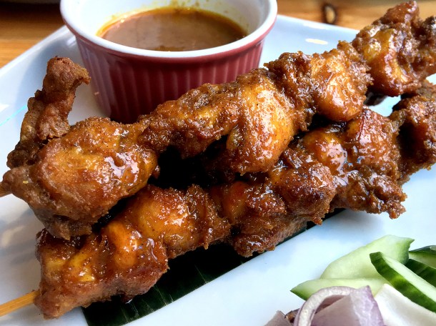 illustrative photo of the satay chicken at Wau