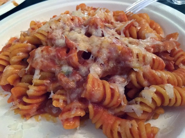 illustrative photo of the fusili amatriciana from La Nonna at Flat Iron Square