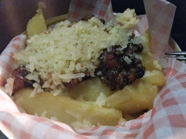 illustrative photo of the taco fries from Eat Like A Girl at Homeboy