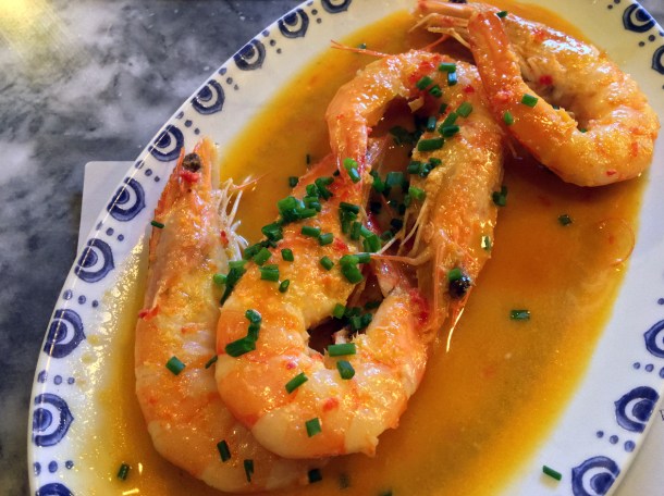 illustrative photo of the garlic prawns at bar douro