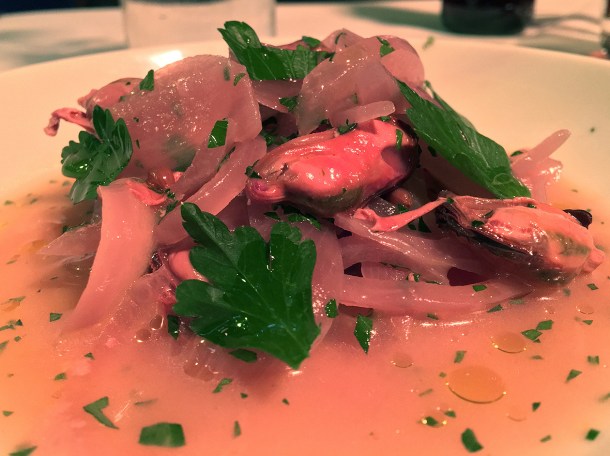 illustrative photo of the mussels escabeche at Bar Douro