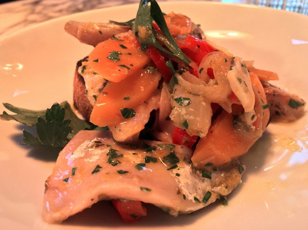 illustrative photo of the smoked mackerel escabeche at Bar Douro