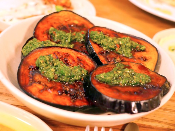 illustrative photo of the fried aubergine at Bubala