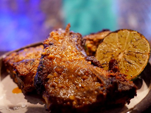 illustrative photo of the lamb chops at Paradise Soho