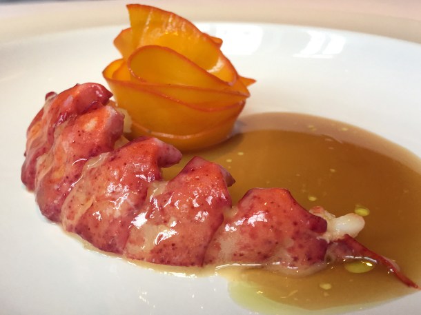 illustrative photo of the lobster tail at Claridge's Davies and Brook