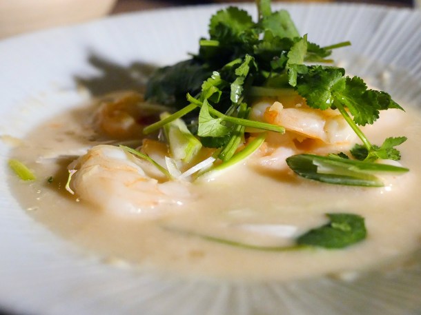 illustrative photo of the prawns at Bong Bong's Manila Kanteen