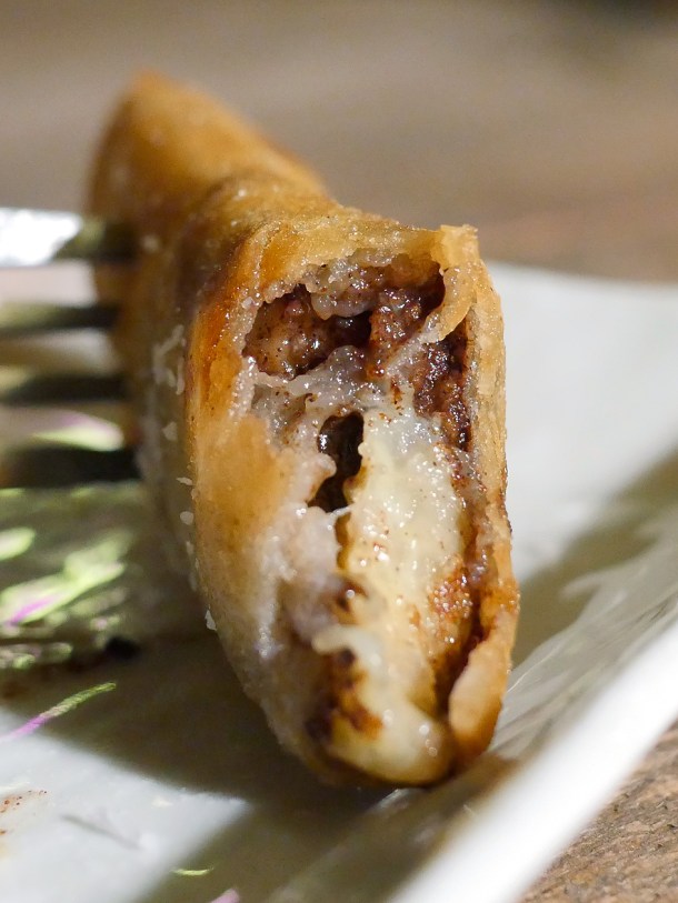 illustrative photo of the turon banana and cinnamon spring roll at Bong Bong's Manila Kanteen