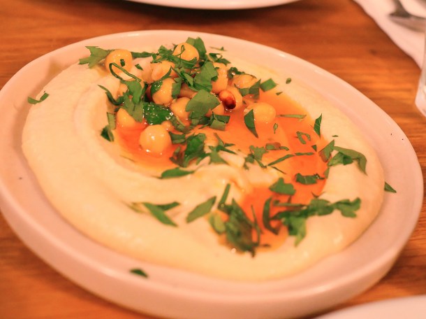illustrative photo of the vegan hummus at Bubala