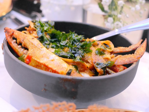illustrative photo of the crab curry at Colombo Kitchen