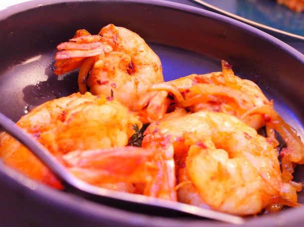 illustrative photo of the devilled prawns at Colombo Kitchen