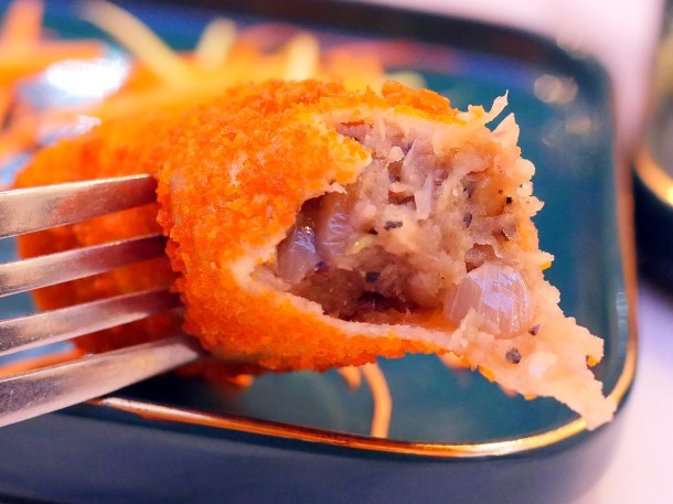 illustrative photo of a mutton roll at Colombo Kitchen Worcester Park