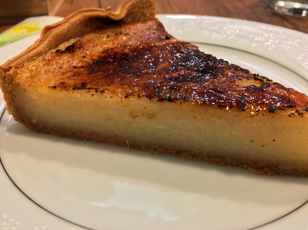 illustrative photo of the cassava tart at Sarap Brixton