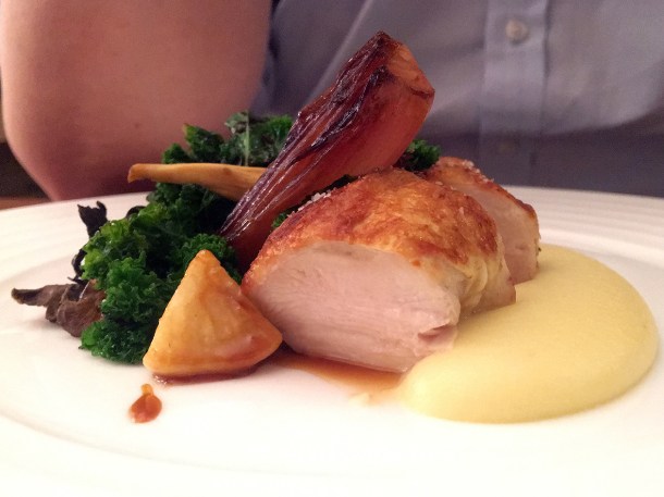 illustrative photo of the chicken in vinegar sauce at Trivet
