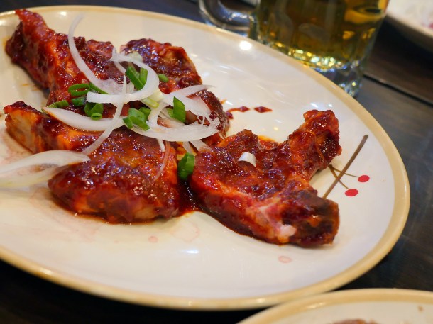 illustrative photo of the lamb chops at Soju Reading