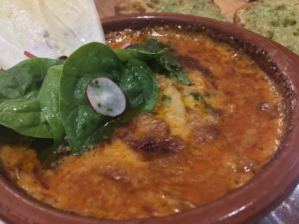 illustrative photo of the crab thermidor at Lupins