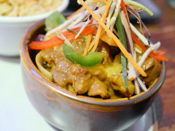 illustrative photo of the curry goat at Yah-So