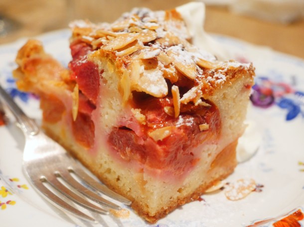 illustrative photo of the plum cake at The Georgian