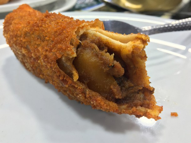illustrative photo of the mutton roll at Everest Curry King