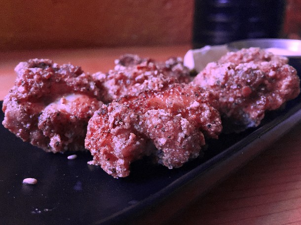 illustrative photo of the chicken karaage at Kauboi Ramen