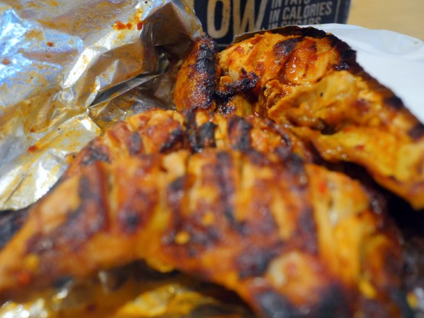 illustrative photo of the extra hot whole chicken from Roosters Piri Piri