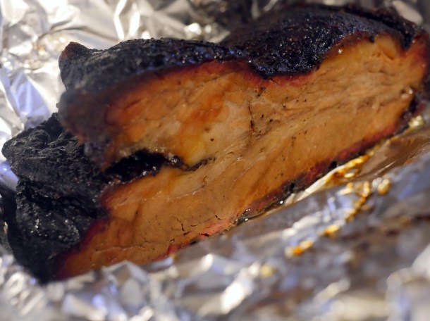 illustrative photo of the brisket from Smokestak
