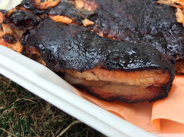 illustrative photo of the pork ribs from Red Dog Saloon Soho