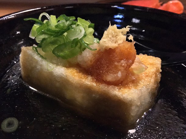 illustrative photo of the agedashi tofu at Koya City