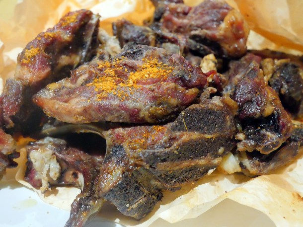 illustrative photo of the lamb ribs from Alhaji Suya