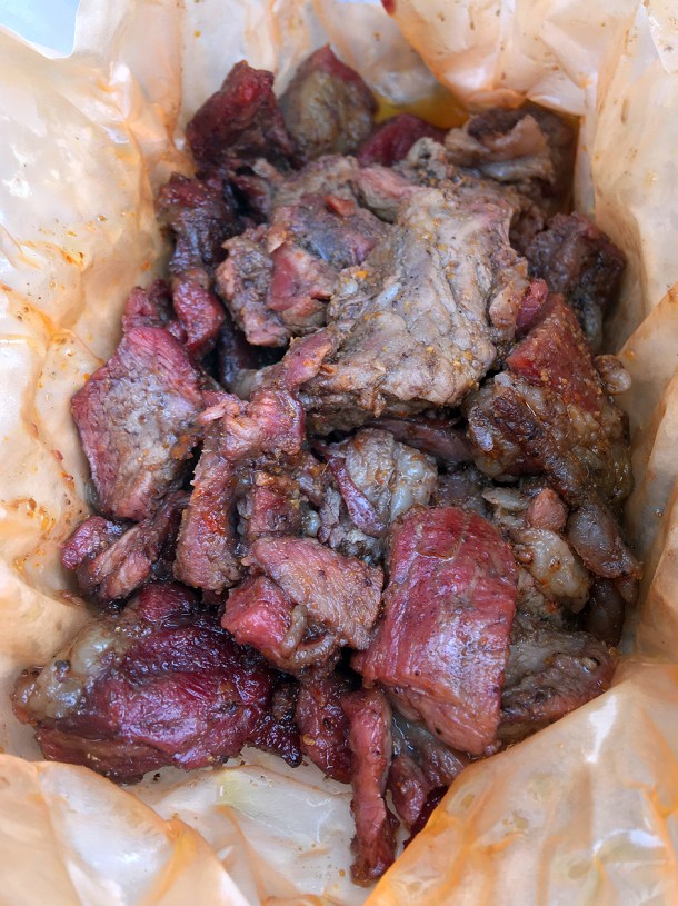 illustrative photo of the lamb suya from Alhaji Suya
