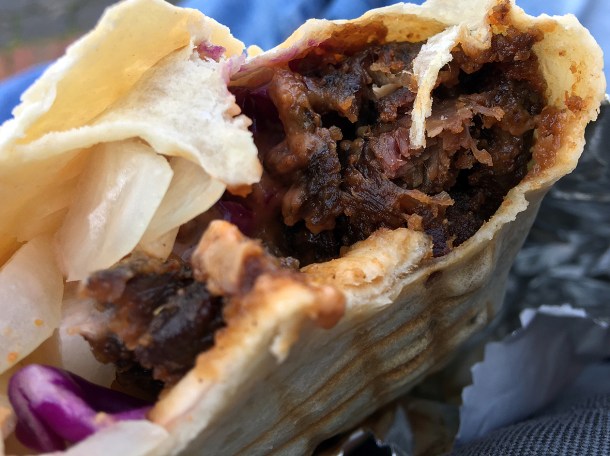 illustrative photo of the tozo suya wrap from Alhaji Suya