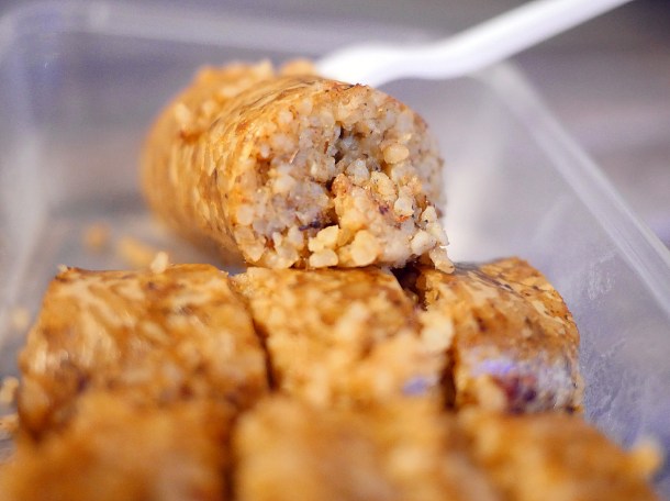 illustrative photo of the white pudding from Kaieteur Kitchen
