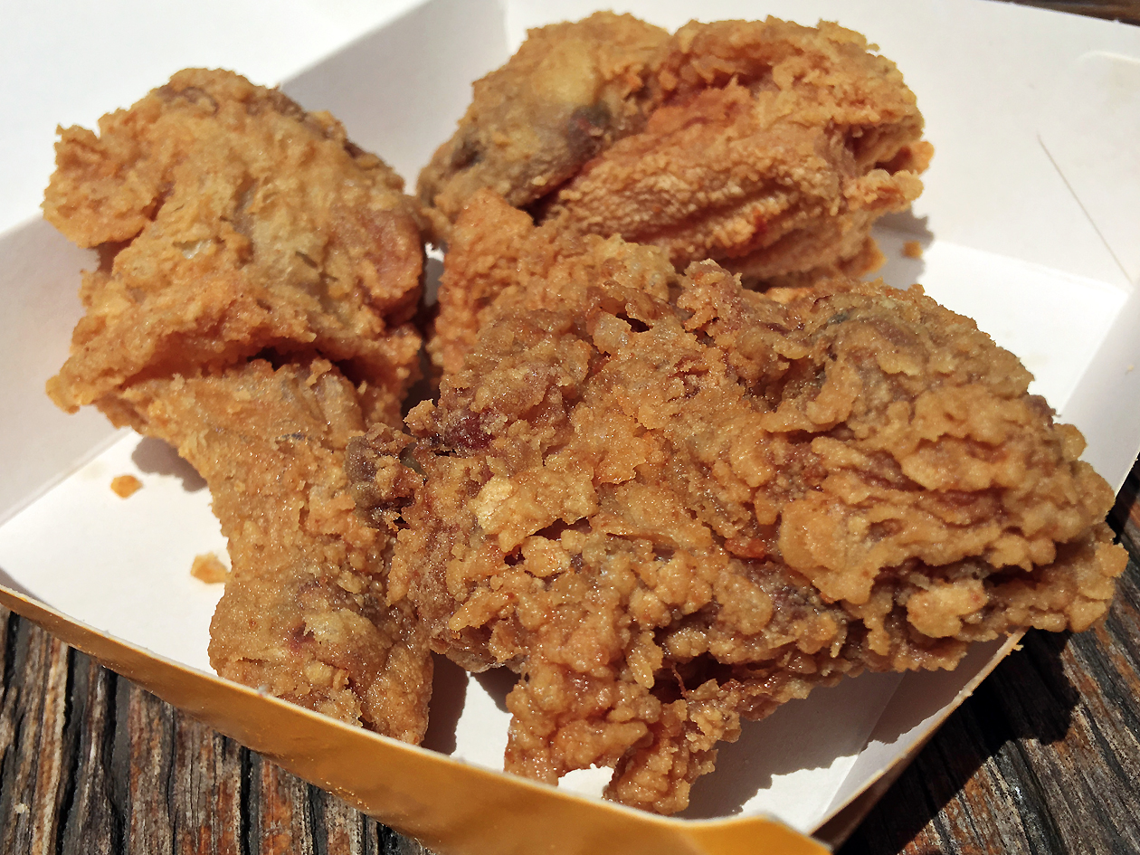 chickenjoy fried chicken from jollibee leicester square