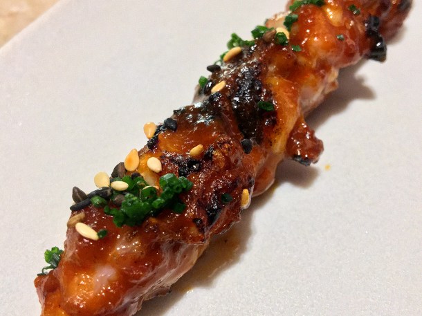 illustrative image of the neck yakitori at Humble Chicken