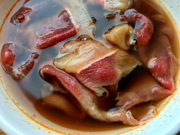 illustrative photo of the extra beef for the Tainan-style noodle soup at Bao Noodle Shop