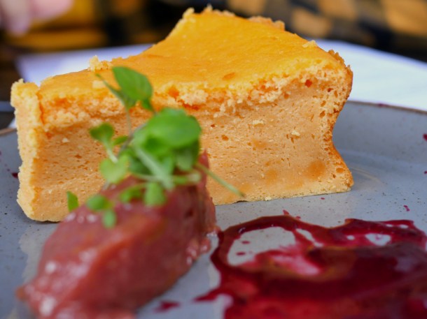 illustrative photo of the Japanese-style cheesecake at Craving Tottenham