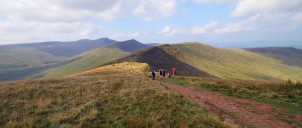 illustrative image of hiking in the Brecon Beacons