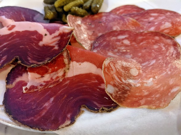 illustrative photo of the charcuterie at Brunswick House