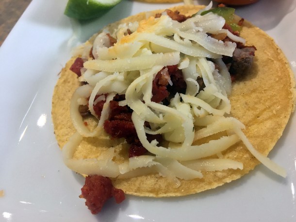 illustrative photos of the alhambre tacos at La Chingada Southwark