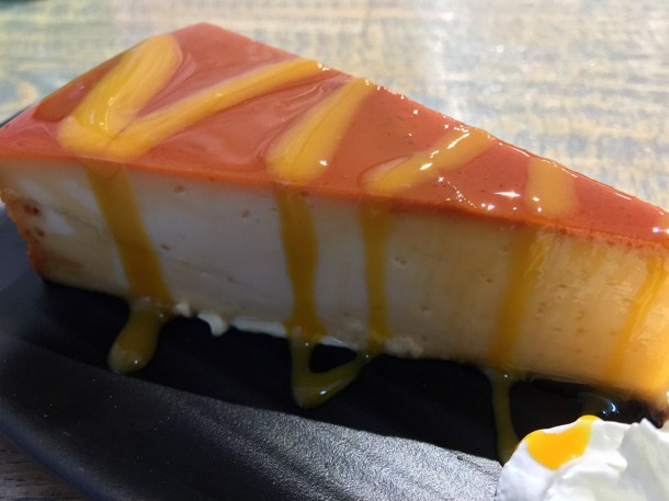 illustrative photo of the flan pudding at La Chingada