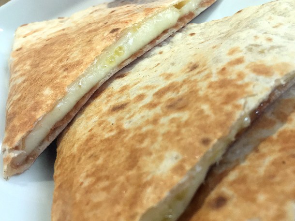 illustrative photo of the plain quesadilla at La Chingada