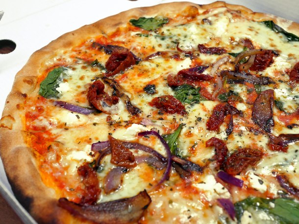 illustrative photo of the California pizza from Verona Old Kent Road