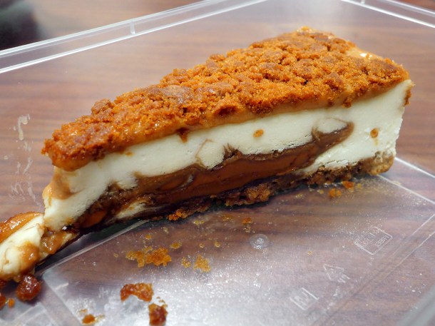 illustrative photo of the crumble from Village Pizza Vegan