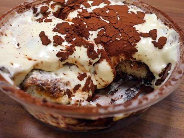 illustrative photo of the tiramisu from 50 Kalò di Ciro Salvo London