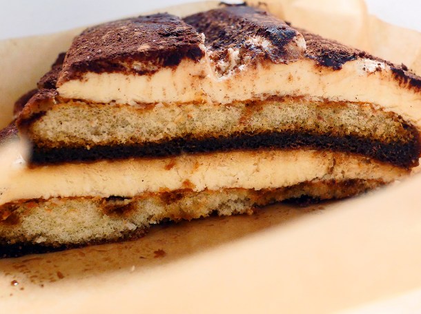 illustrative photo of the tiramisu from Pizza Express London Bridge