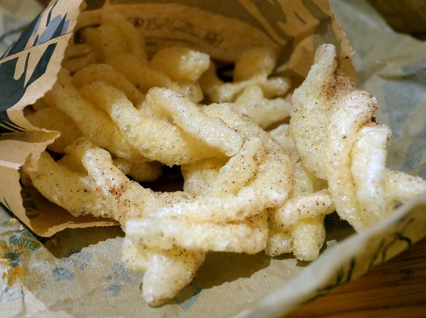 illustrative photo of the cinnamon twirls from Taco Bell Woolwich