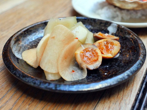 illustrative photo of the pickles at Sarap Bistro Mayfair