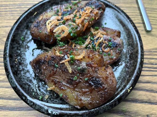 illustrative photo of the pink fir potatoes at Sarap Bistro Mayfair