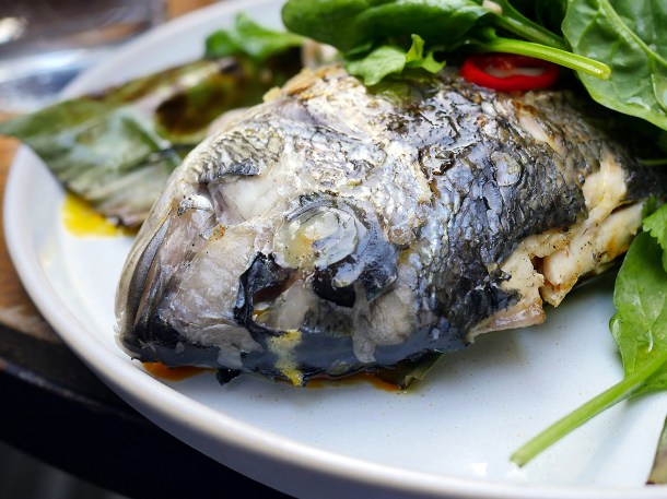 illustrative photo of the sea bream at Sarap Bistro Mayfair